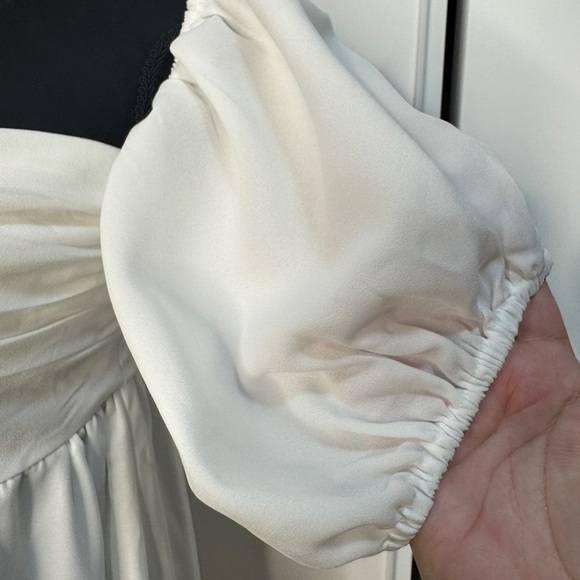 Lulus My Dream Date Off the Shoulder Mini Dress White - Picture 7 of 12